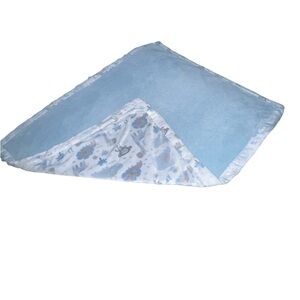Soft Blue Bedding Baby Blanket